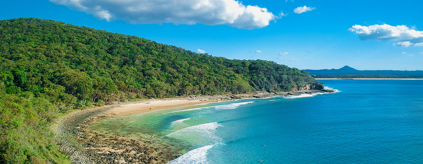 noosa national park beach hero header