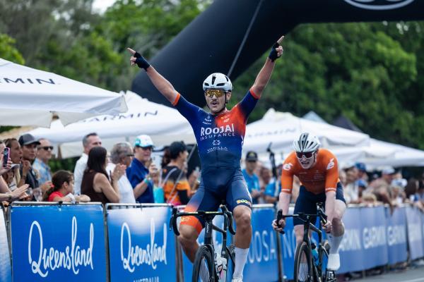 Blake Quick taking the title in the GWM Australian Open Criterium Photo Korupt Vision
